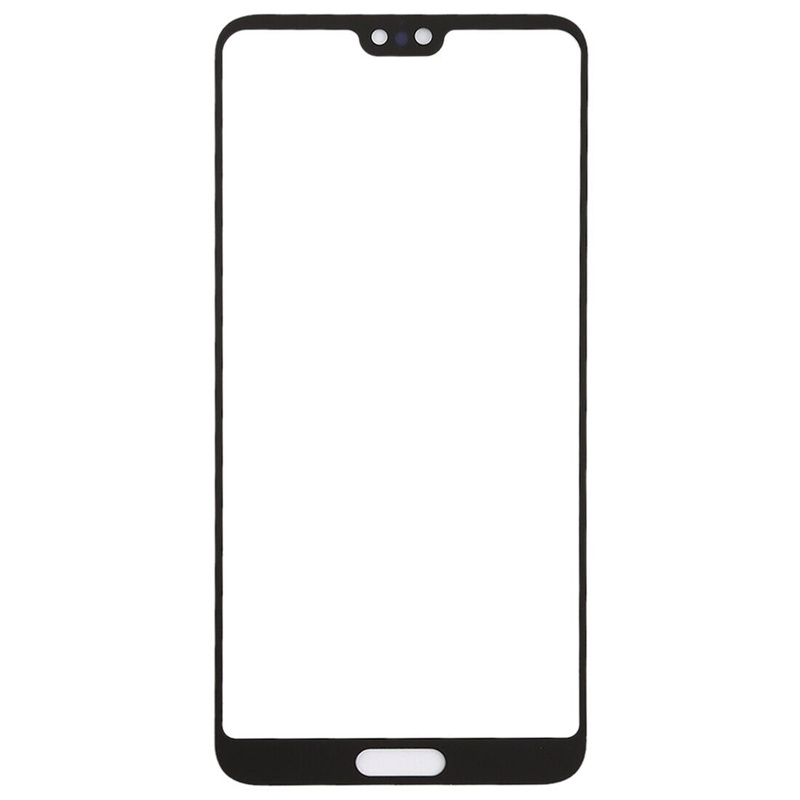 For Huawei P20 Pro 10PCS Front Screen Outer Glass Lens (Black)