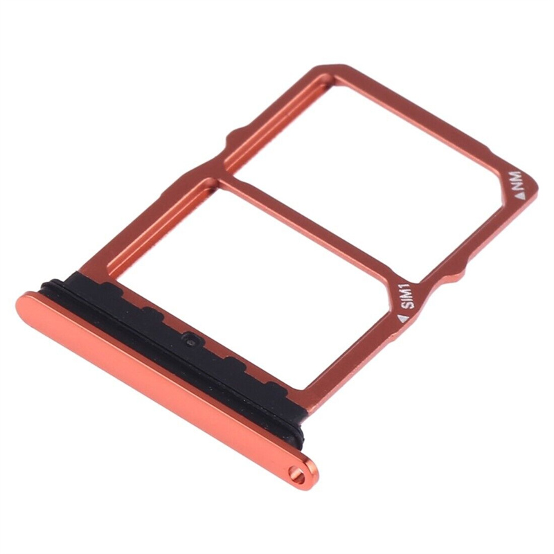 SIM Card Tray + NM Card Tray for Huawei P30 (Orange)