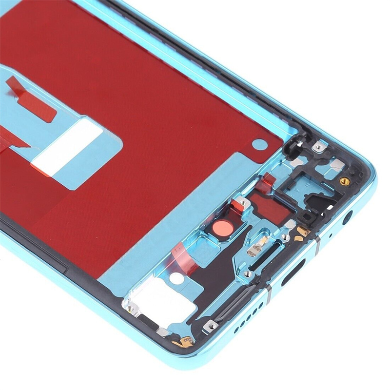 Front Housing LCD Frame Bezel Plate with Side Keys for Huawei P30 (Twilight)