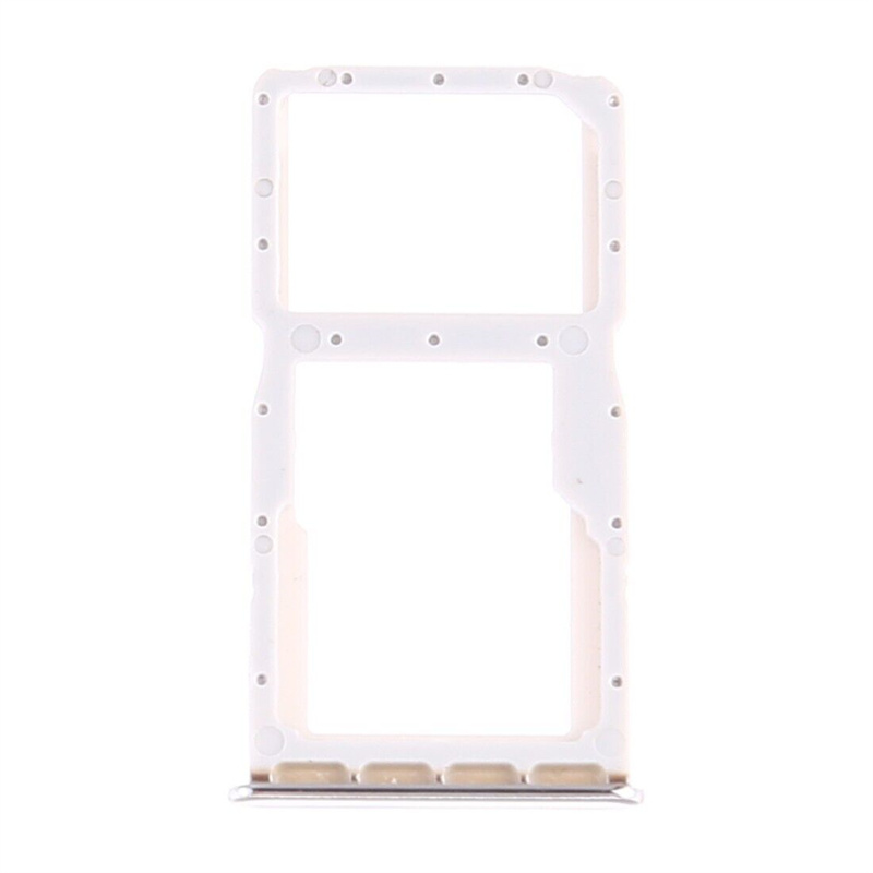 SIM Card Tray + SIM Card Tray / Micro SD Card Tray for Huawei P30 Lite (White)