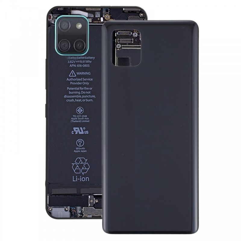 For Samsung Galaxy Note10 Lite Battery Back Cover (Black)