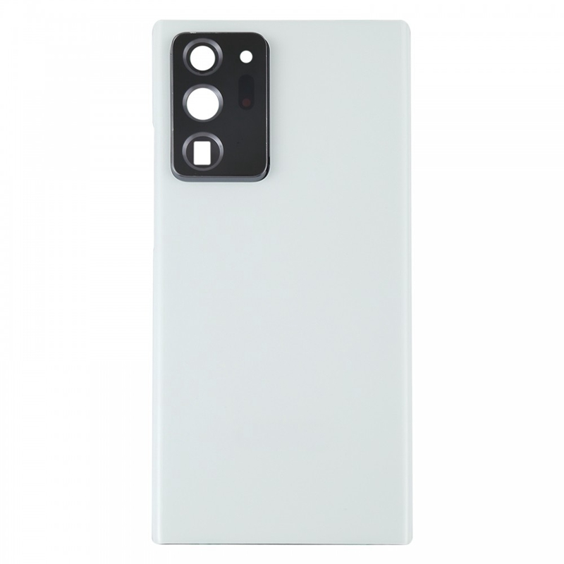 For Samsung Galaxy Note20 Ultra Battery Back Cover with Camera Lens Cover (White)
