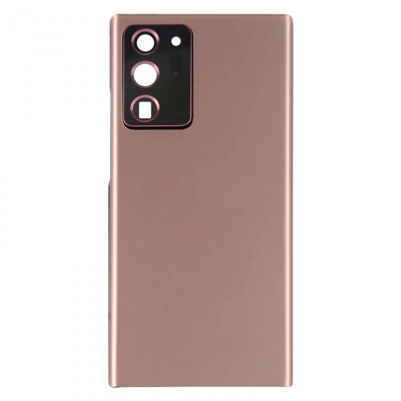 For Samsung Galaxy Note20 Ultra Battery Back Cover with Camera Lens Cover (Rose Gold)