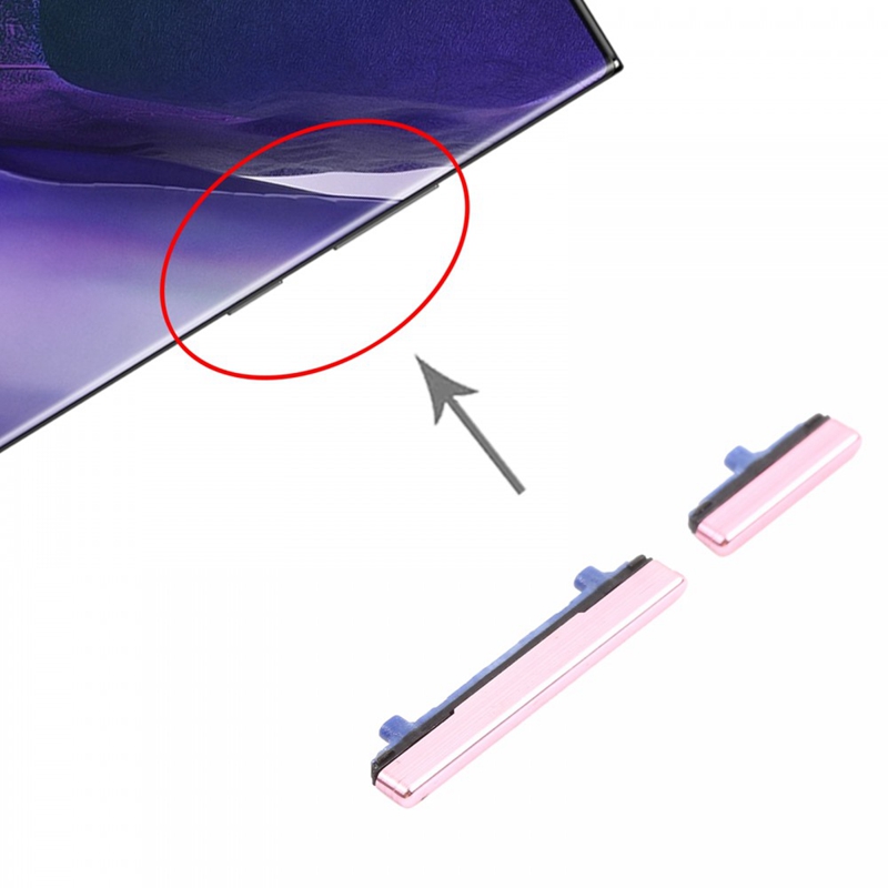 For Samsung Galaxy Note20 Ultra Power Button and Volume Control Button(Pink)