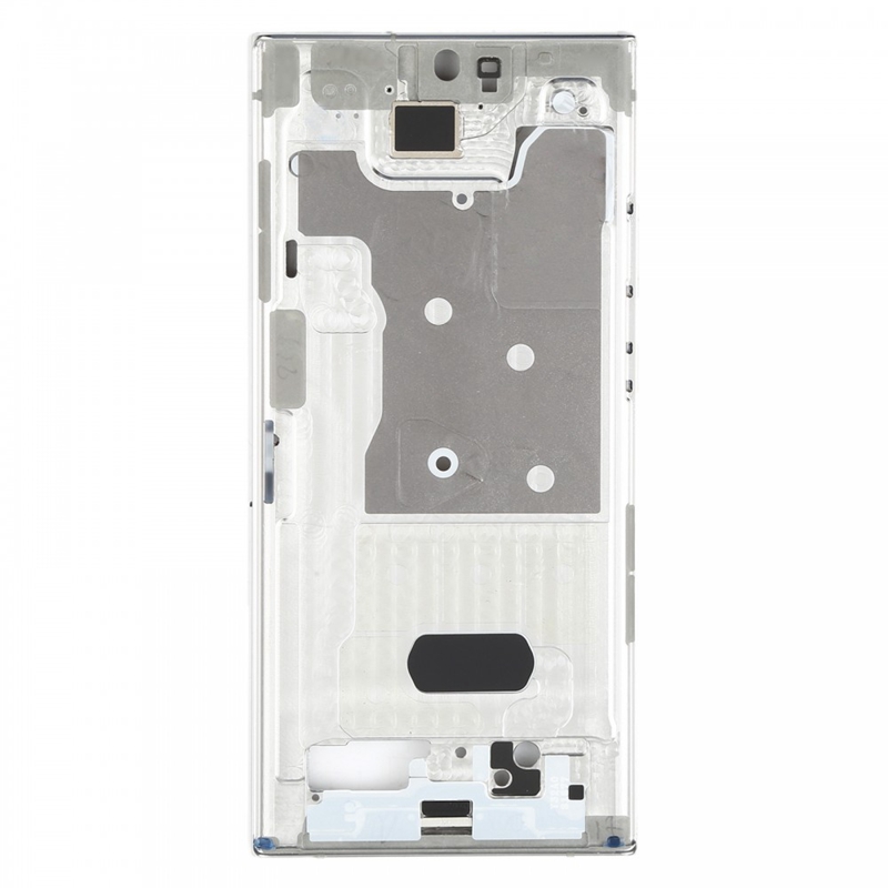 For Samsung Galaxy Note20 Ultra SM-N985F Middle Frame Bezel Plate With Parts (Silver)