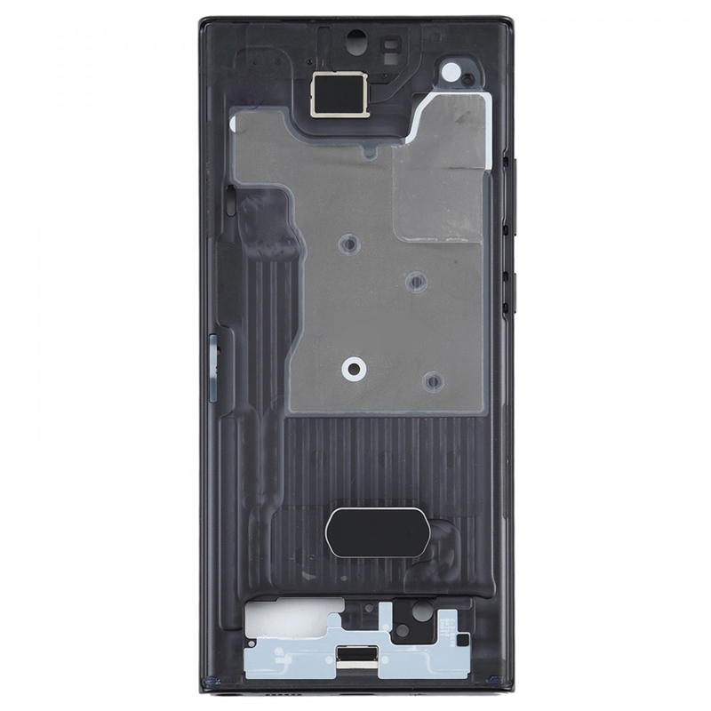 For Samsung Galaxy Note20 Ultra SM-N985F Middle Frame Bezel Plate With Parts (Black)