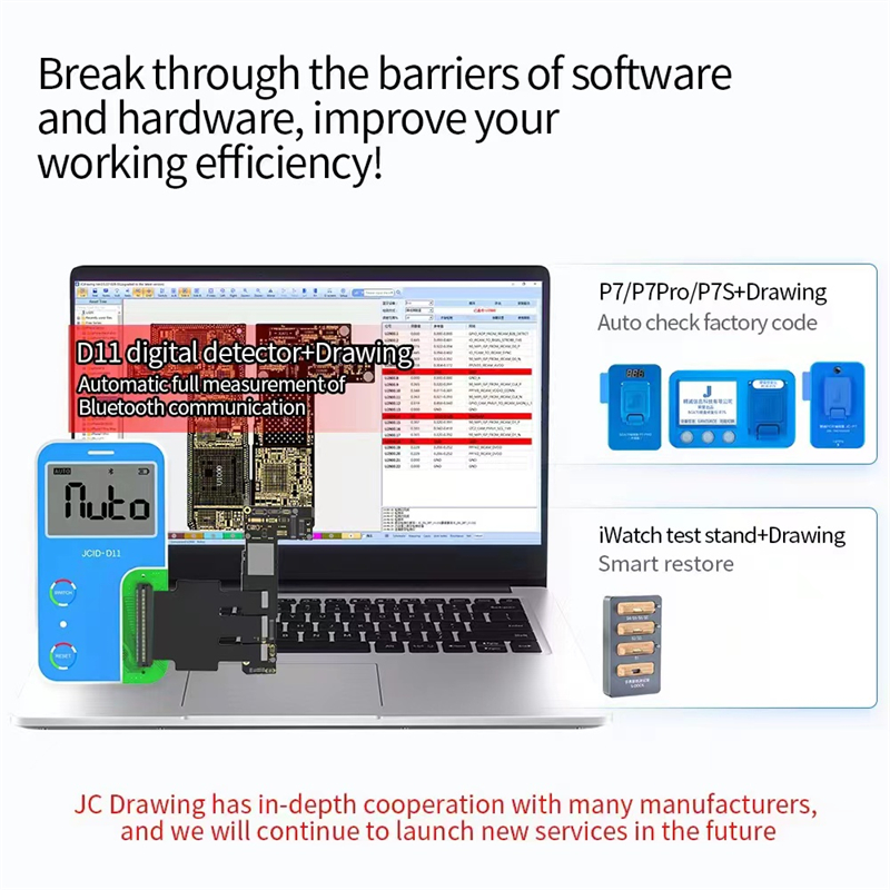 JC JCID Schematic Diagram Bitmap IP Card Drawing Diagram Intelligent Online For iPhone For iPad Circuit Software Repair Tools