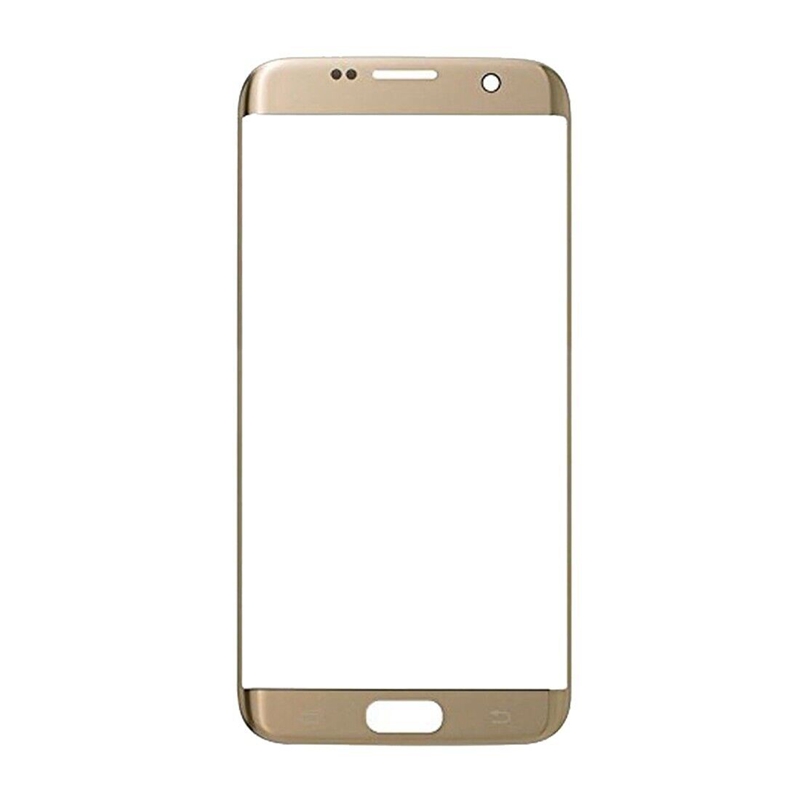 For Galaxy S7 Edge / G935 Original Front Screen Outer Glass Lens (Gold)