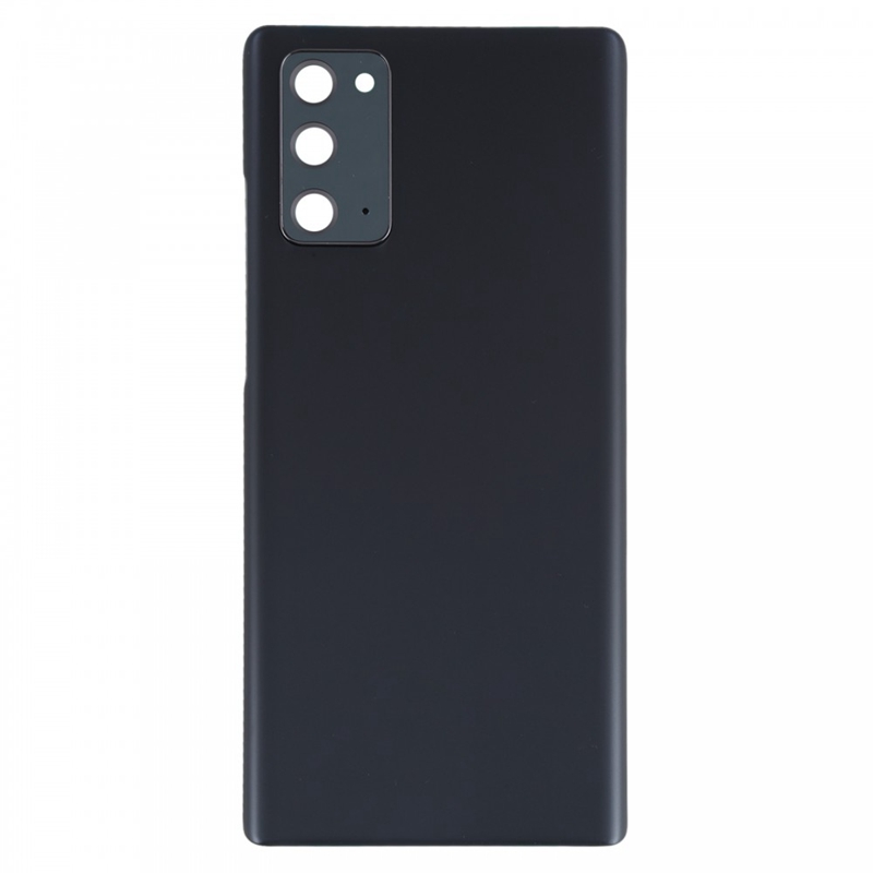 For Samsung Galaxy Note20 Battery Back Cover with Camera Lens Cover (Black)