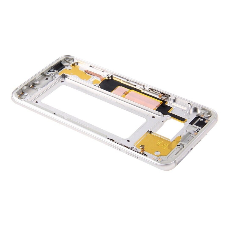 For Galaxy S7 Edge / G935 Front Housing LCD Frame Bezel Plate (Silver)