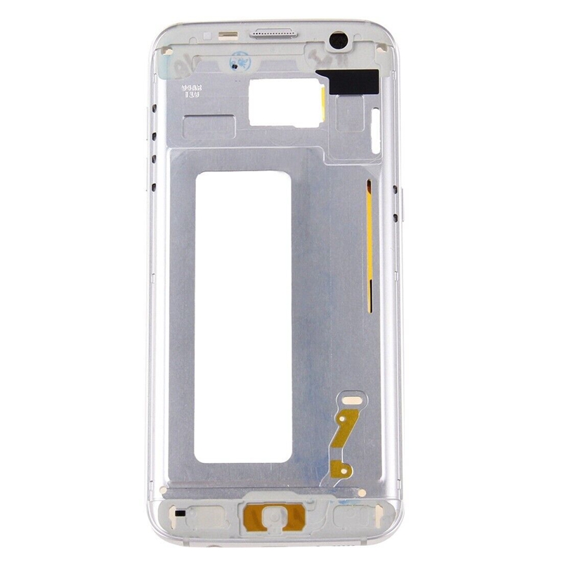For Galaxy S7 Edge / G935 Front Housing LCD Frame Bezel Plate (Silver)