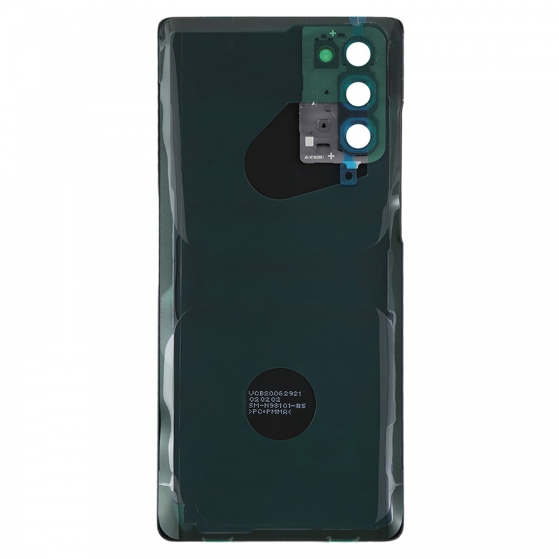 For Samsung Galaxy Note20 Battery Back Cover with Camera Lens Cover (Green)