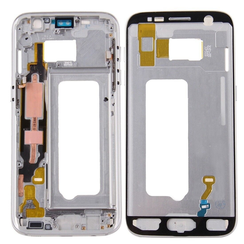 For Galaxy S7 / G930 Front Housing LCD Frame Bezel Plate (Silver)