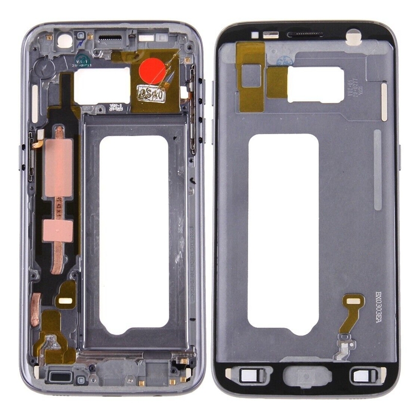 For Galaxy S7 / G930 Front Housing LCD Frame Bezel Plate (Grey)