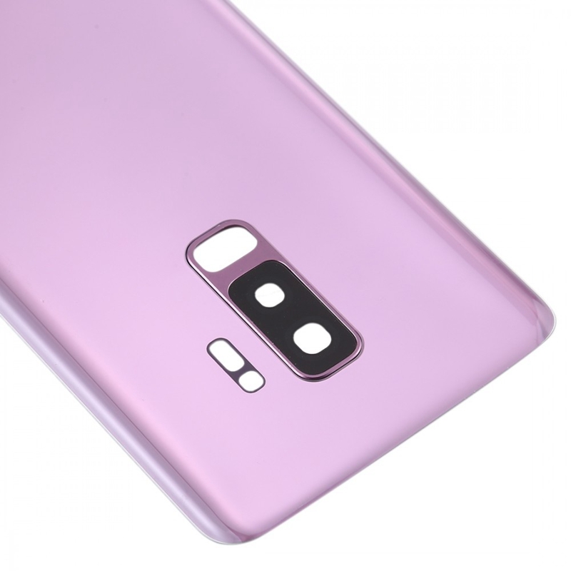 For Galaxy S9+ Battery Back Cover with Camera Lens (Purple)