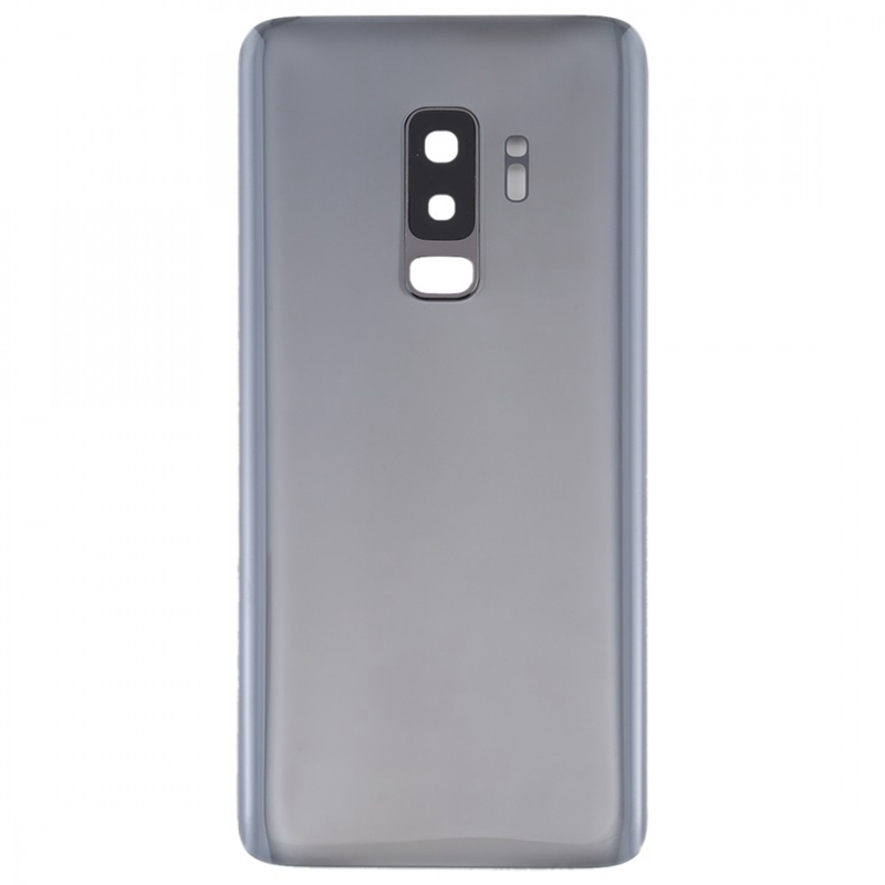 For Galaxy S9+ Battery Back Cover with Camera Lens (Grey)