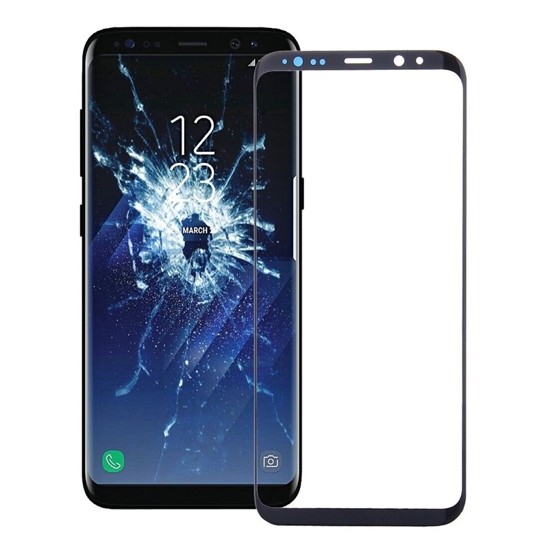 For Galaxy S8 Original Front Screen Outer Glass Lens (Black)