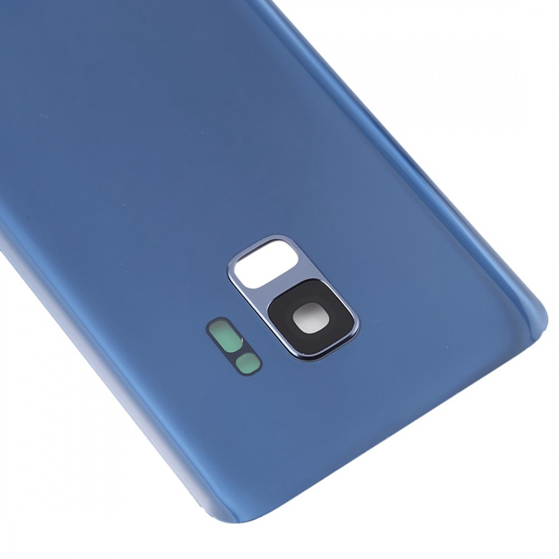 For Galaxy S9 Battery Back Cover with Camera Lens (Blue)