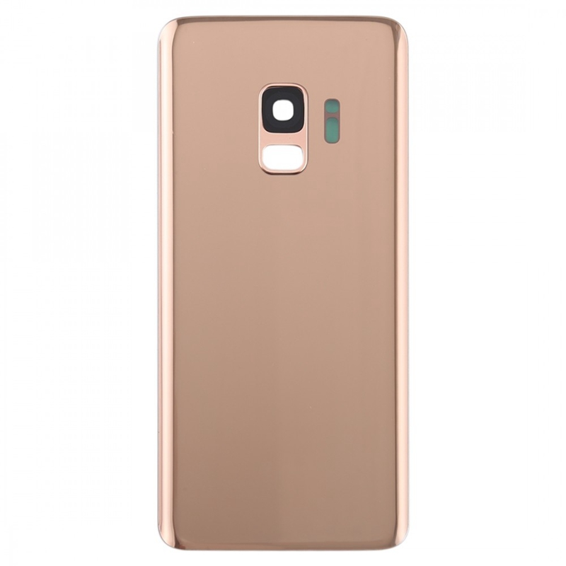 For Galaxy S9 Battery Back Cover with Camera Lens (Gold)
