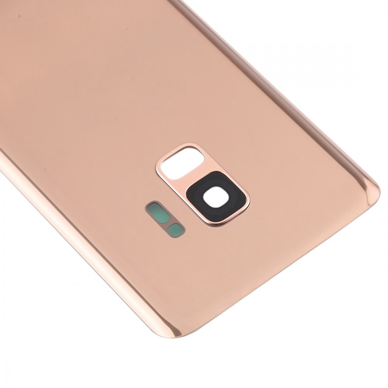 For Galaxy S9 Battery Back Cover with Camera Lens (Gold)