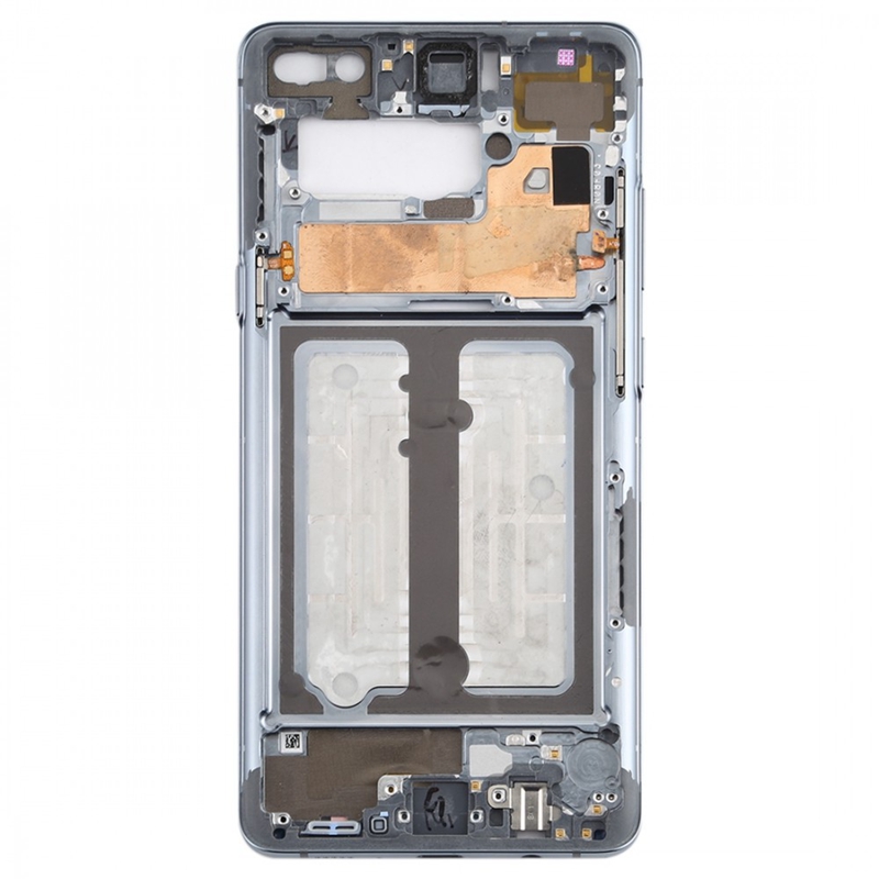 For Galaxy S10 5G Middle Frame Bezel Plate with Side Keys (Grey)