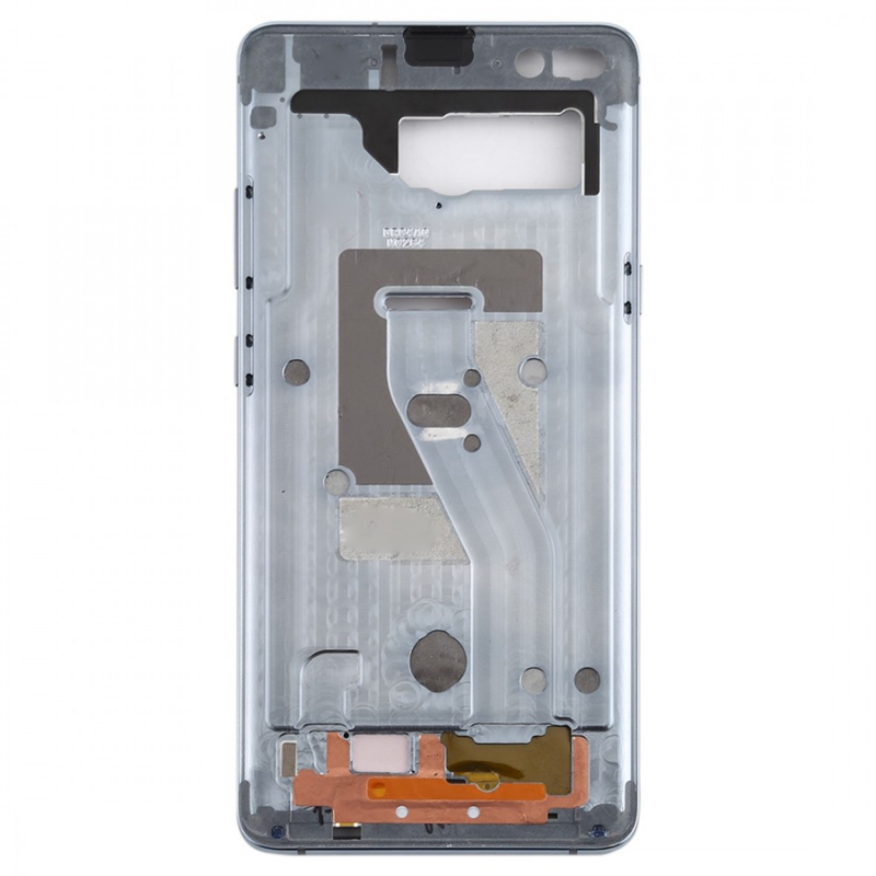 For Galaxy S10 5G Middle Frame Bezel Plate with Side Keys (Grey)
