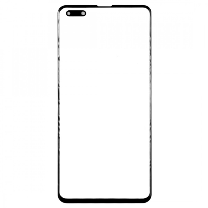 For Galaxy S10 5G Front Screen Outer Glass Lens (Black)