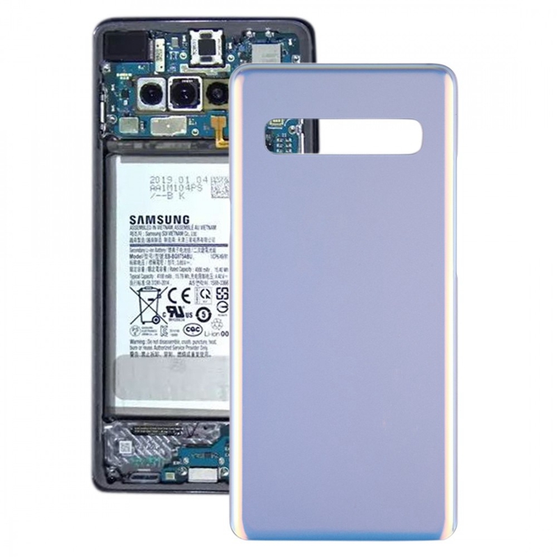 For Galaxy S10 5G SM-G977B / SM-G977U / SM-G977N Battery Back Cover (Silver)