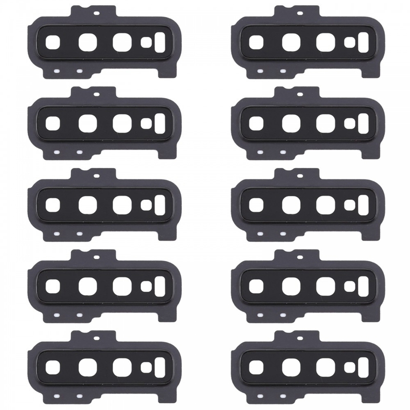 For Samsung Galaxy S10+ 10pcs Camera Lens Cover (Black)