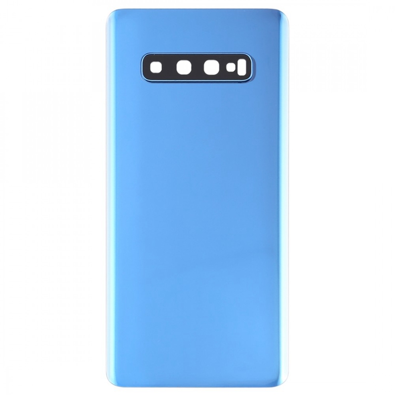For Galaxy S10+ Battery Back Cover with Camera Lens (Blue)
