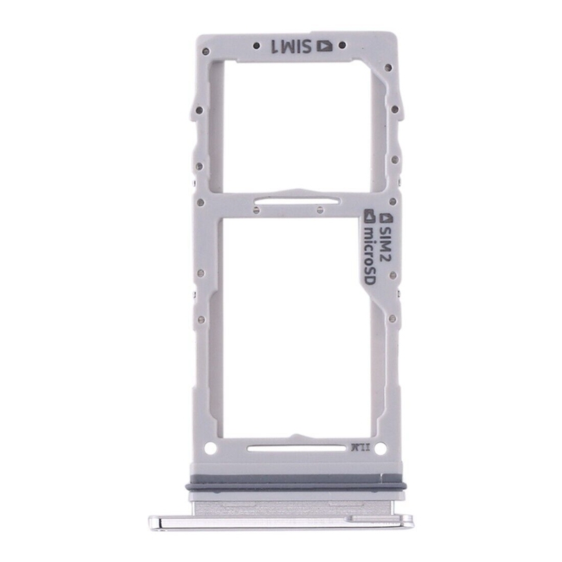 For Samsung Galaxy S20+ / Galaxy S20 Ultra SIM Card Tray + SIM Card Tray / Micro SD Card Tray (White)