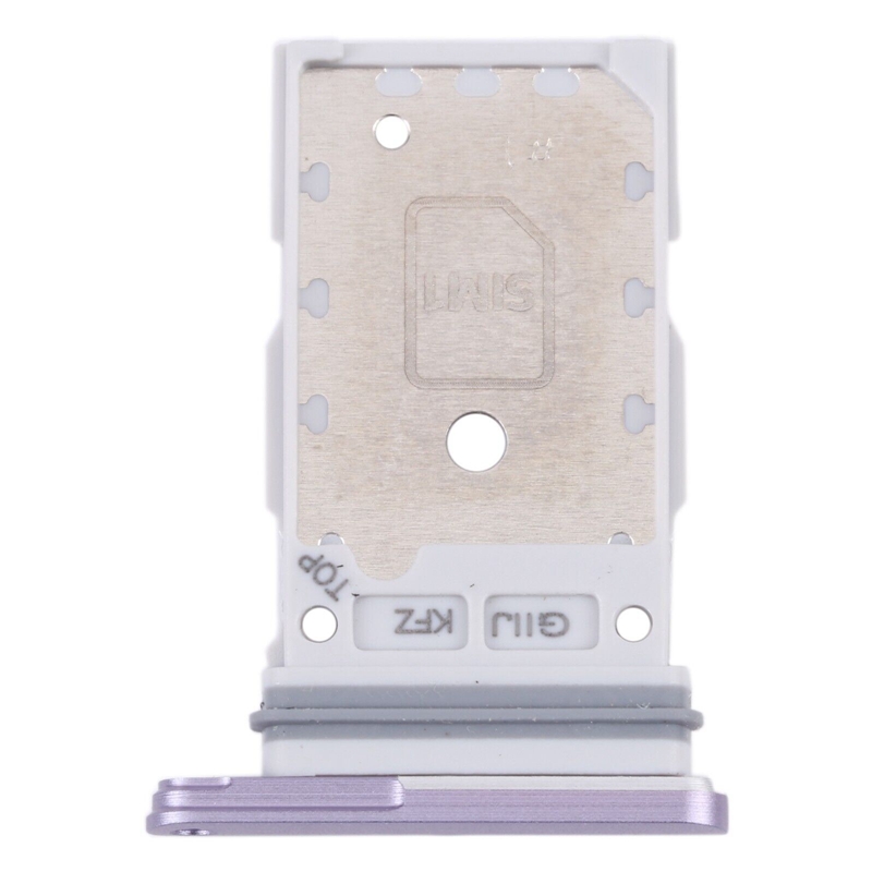For Samsung Galaxy S21 FE 5G SM-G990B Original SIM Card Tray + SIM Card Tray (Purple)