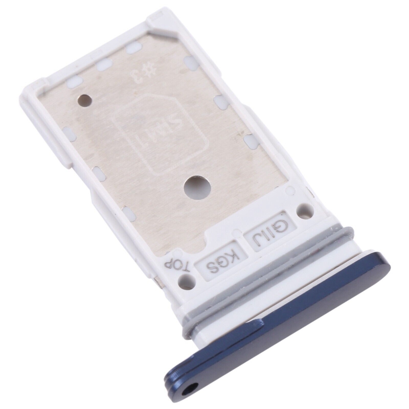 For Samsung Galaxy S21 FE 5G SM-G990B Original SIM Card Tray + SIM Card Tray (Blue)