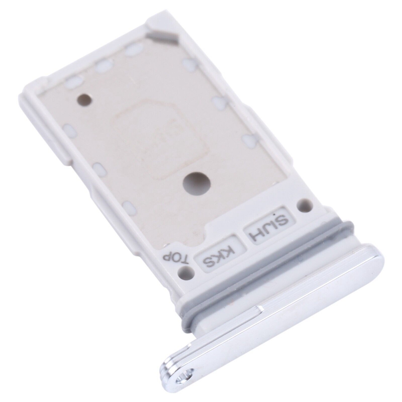 For Samsung Galaxy S22 Ultra 5G SM-S908B Original SIM Card Tray + SIM Card Tray (White)