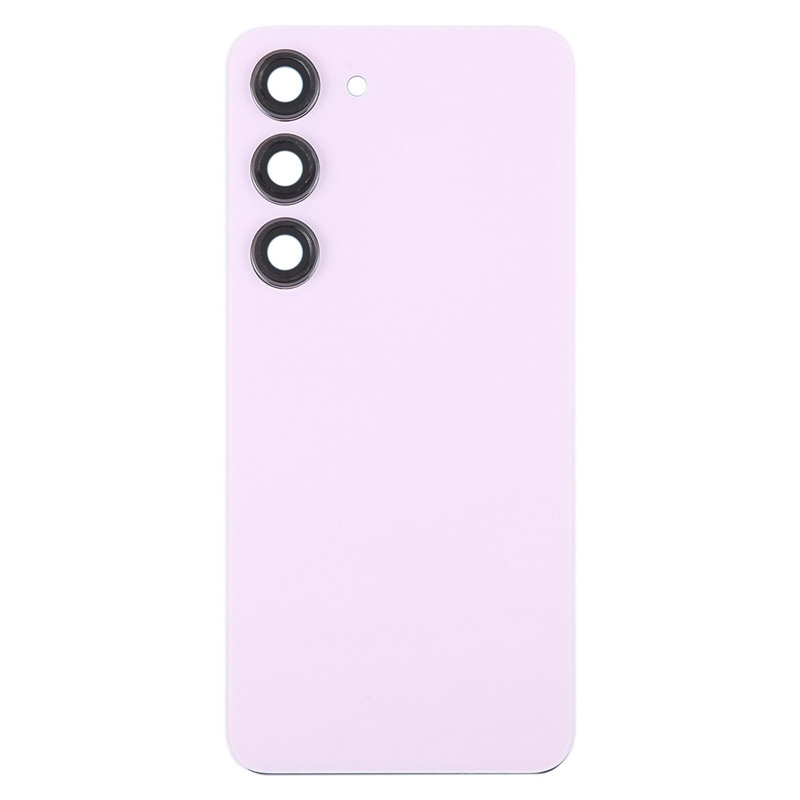 For Samsung Galaxy S23 SM-S911B OEM Glass Battery Back Cover with Camera Lens Cover(Pink)