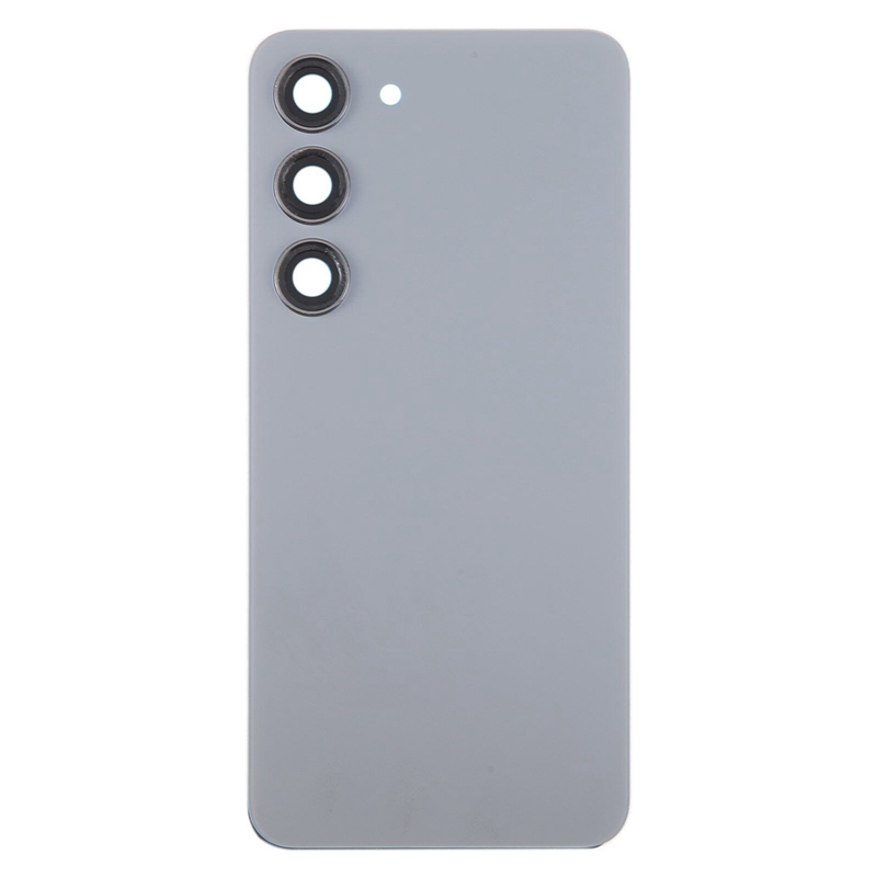 For Samsung Galaxy S23 SM-S911B OEM Glass Battery Back Cover with Camera Lens Cover(Grey)