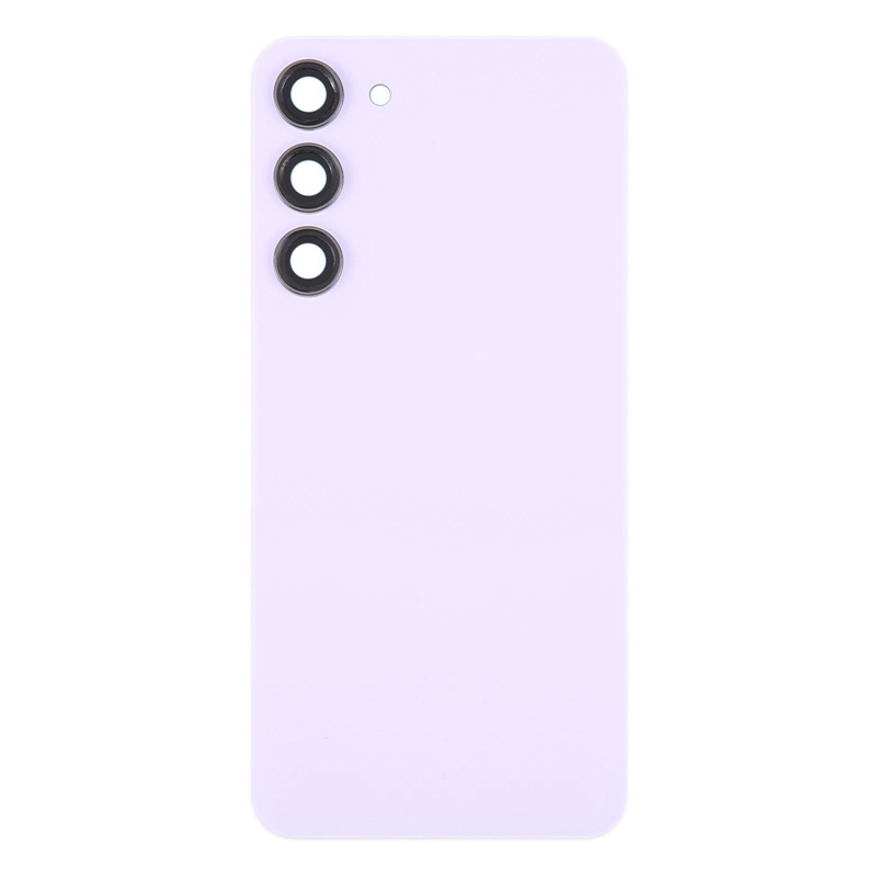 For Samsung Galaxy S23+ SM-S916B OEM Glass Battery Back Cover with Camera Lens Cover(Pink)