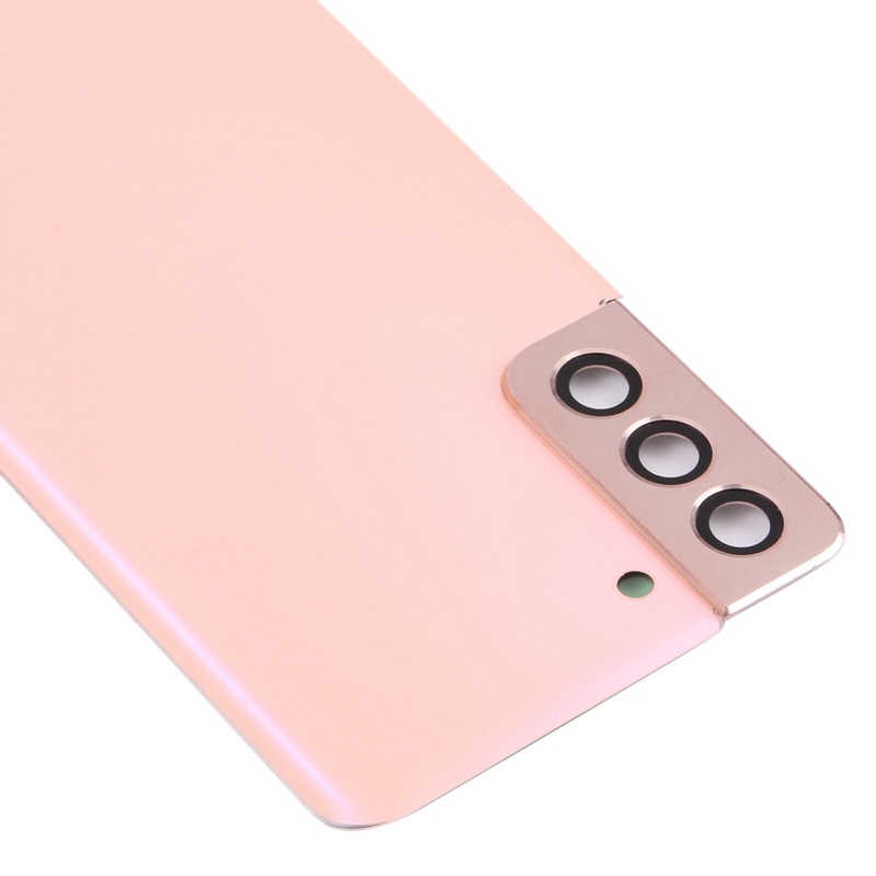 For Samsung Galaxy S21+ 5G Battery Back Cover with Camera Lens Cover (Pink)