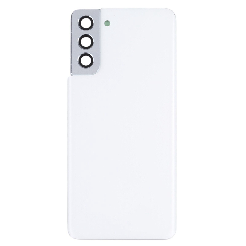 For Samsung Galaxy S21+ 5G Battery Back Cover with Camera Lens Cover (White)