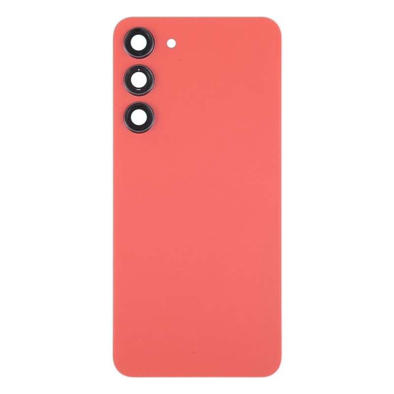 For Samsung Galaxy S23+ SM-S916B OEM Glass Battery Back Cover with Camera Lens Cover(Red)
