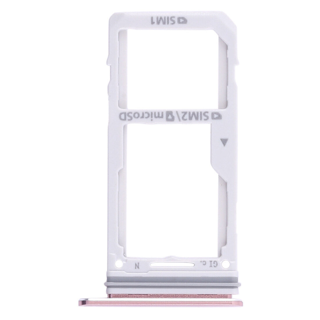 For Galaxy Note 8 2 SIM Card Tray / Micro SD Card Tray (Pink)