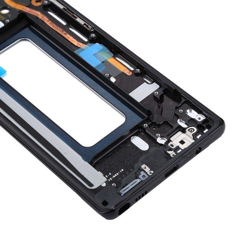 For Galaxy Note 8 / N950 Front Housing LCD Frame Bezel Plate (Black)