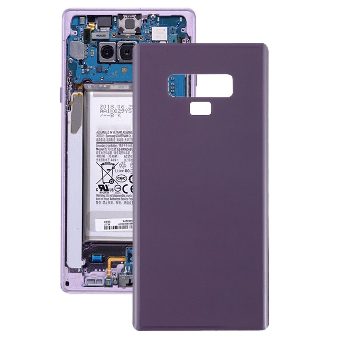 For Galaxy Note9 / N960A / N960F Back Cover (Purple)