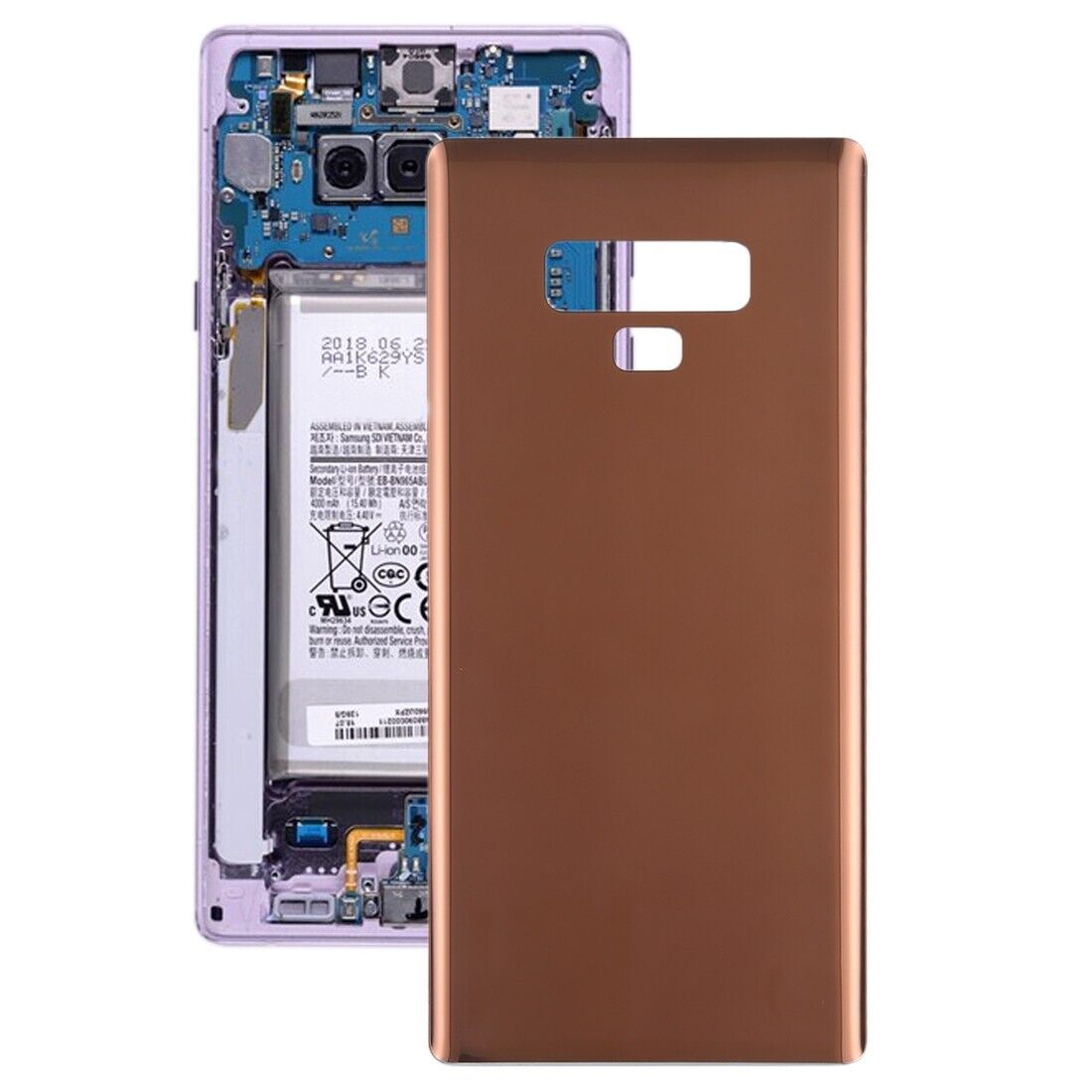 For Galaxy Note9 / N960A / N960F Back Cover (Gold)