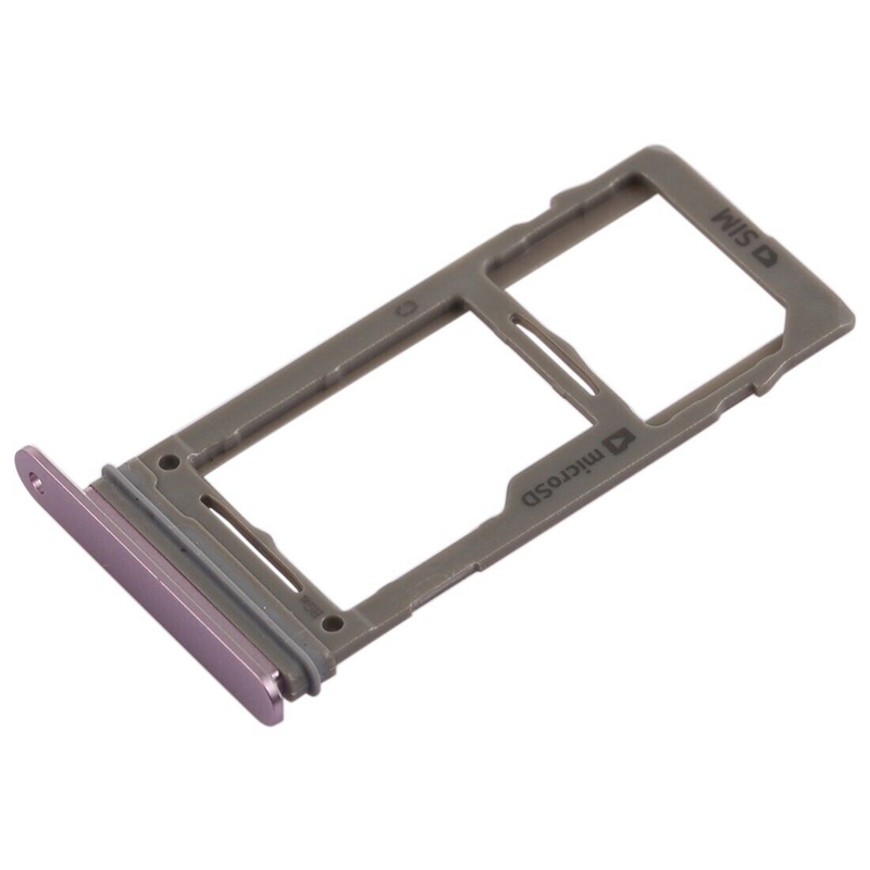 For Galaxy Note9 SIM Card Tray + Micro SD Card Tray (Purple)