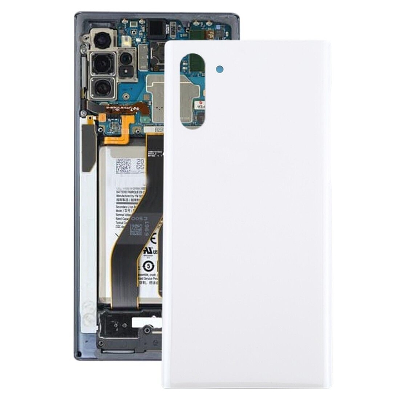 For Galaxy Note 10 Battery Back Cover (White)