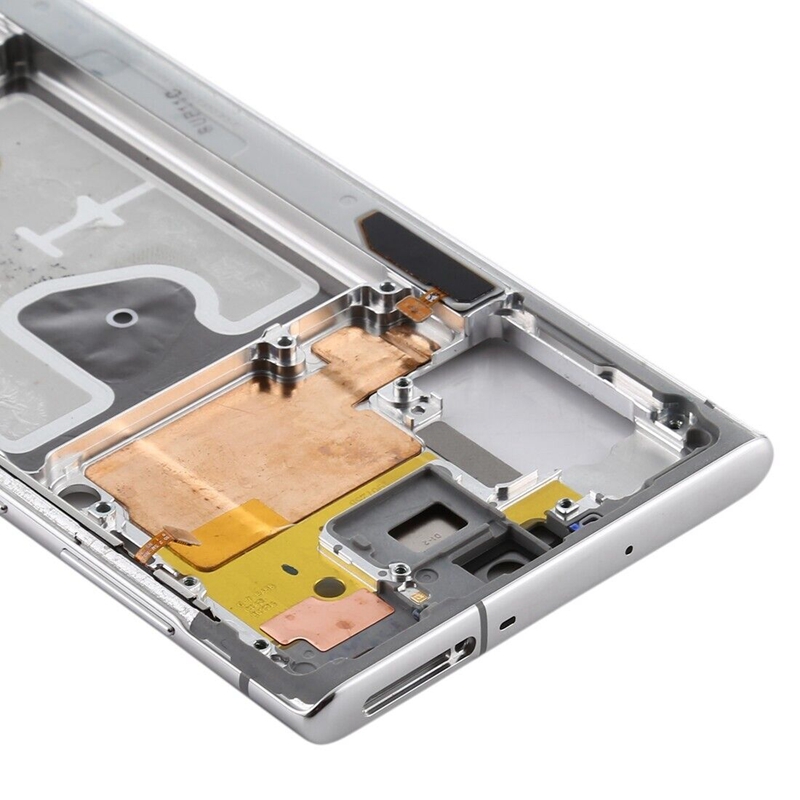 For Samsung Galaxy Note10 Middle Frame Bezel Plate (Silver)