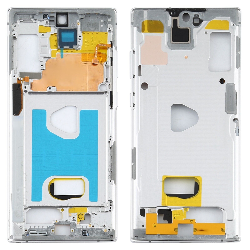 For Samsung Galaxy Note10+ 5G SM-N976F Middle Frame Bezel Plate (White)