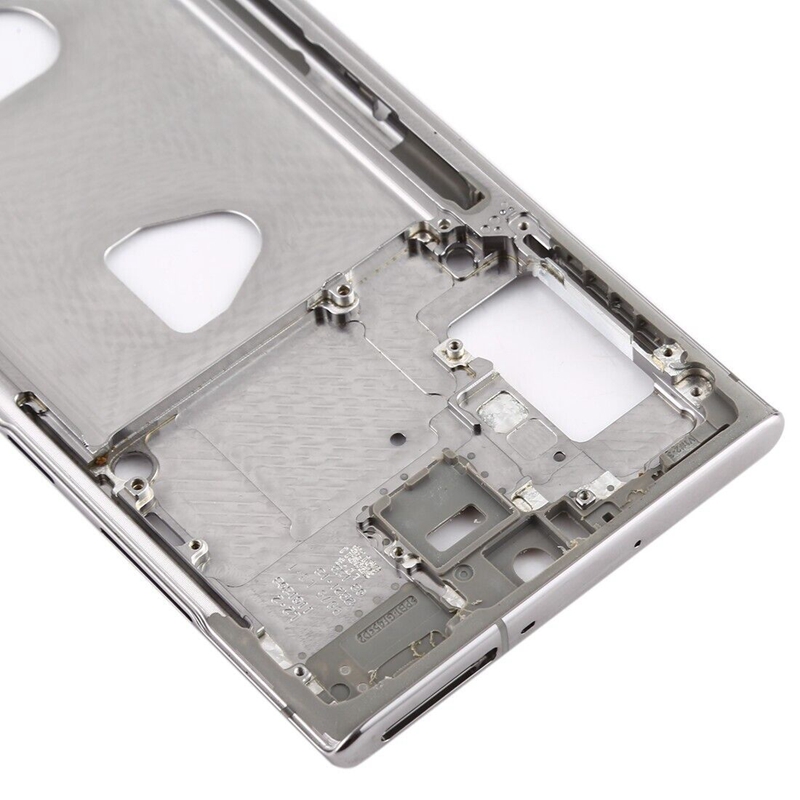 For Galaxy Note 10 + Middle Frame Bezel Plate (Silver)