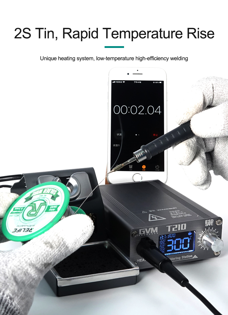 GVM T210 soldering station